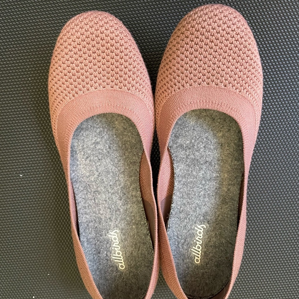 Allbirds pink ballet flats